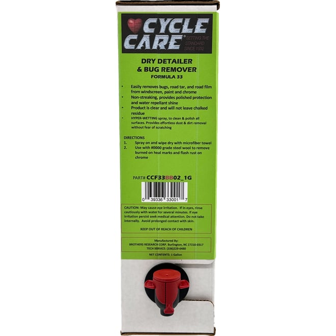 Cycle care formulas Formula 33 Detailer & Bug Remover - BNB