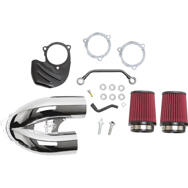 S&s cycle Tuned Induction Air Cleaner Kit - Chrome