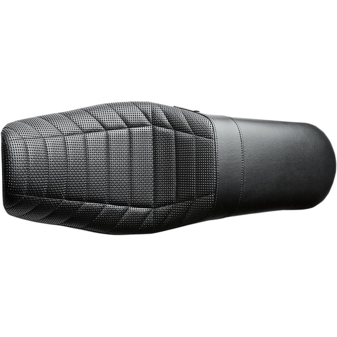 Le pera Daytona Sport Seat - Flat Track Stitch - Black - Dyna '06-'17 Le pera Daytona Sport Seat - Flat Track Stitch - Black - Dyna '06-'17