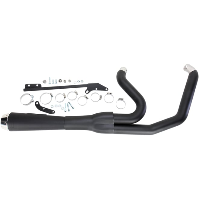 Bassani xhaust Road Rage Exhaust - Black - Short - '06-'17 FXD