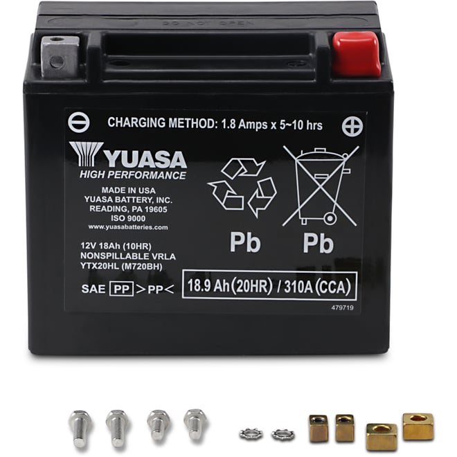 Yuasa AGM Battery - YTX20HL Yuasa AGM Battery - YTX20HL