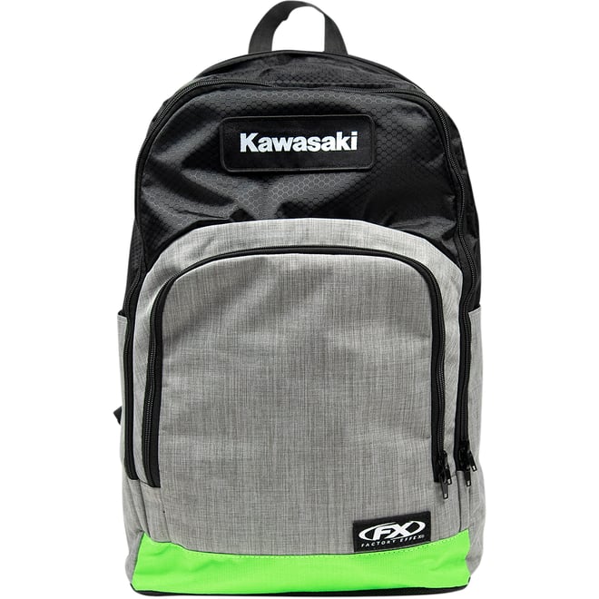 Factory effex Kawasaki Standard Backpack - Black/Gray/Green