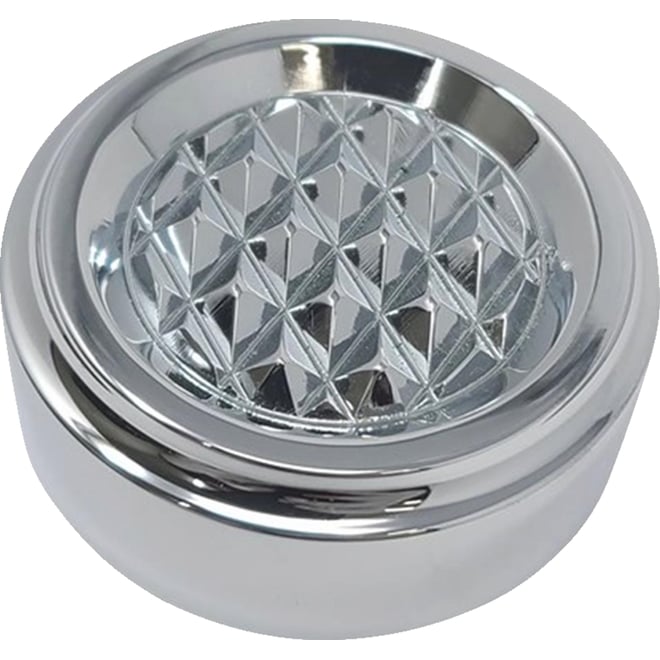 Covingtons Dipstick Cover - Diamondback - Chrome - Touring/Trike