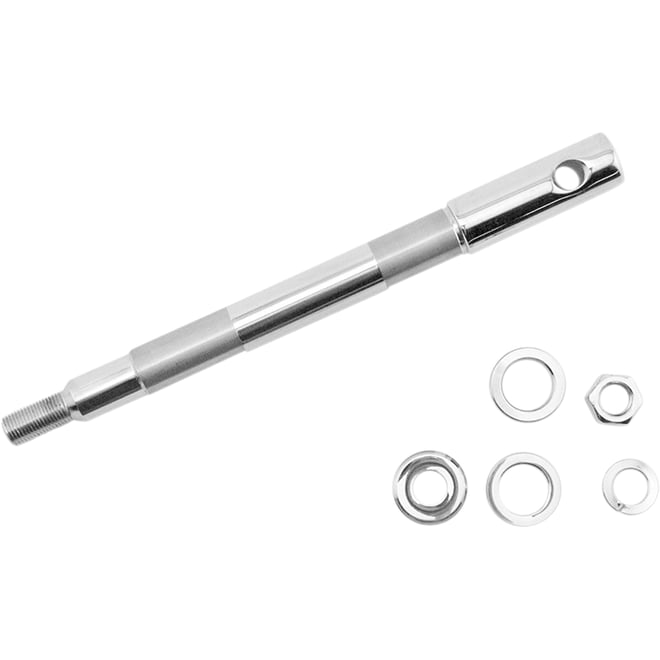 Drag specialties Axle Kit - Front - Chrome Drag specialties Axle Kit - Front - Chrome