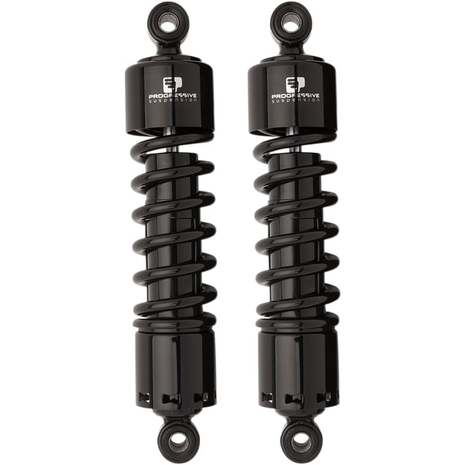 Progressive suspension 412 Series Shock - 12" - Heavy Duty - Black - Dyna