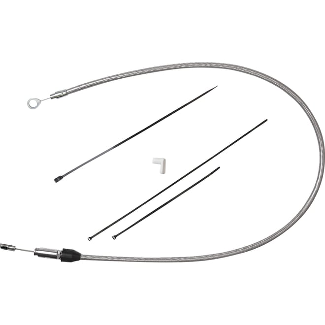 Drag specialties Quick Connect Clutch Cable - Upper - 32" - Stainless Steel Drag specialties Quick Connect Clutch Cable - Upper - 32" - Stainless Steel