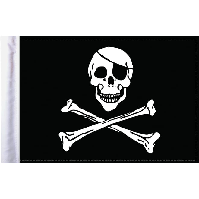 Pro pad Jolly Roger Flag - 6" x 9"
