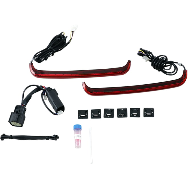 Custom dynamics Saddlebag Lights - '09-'13 Red Lens