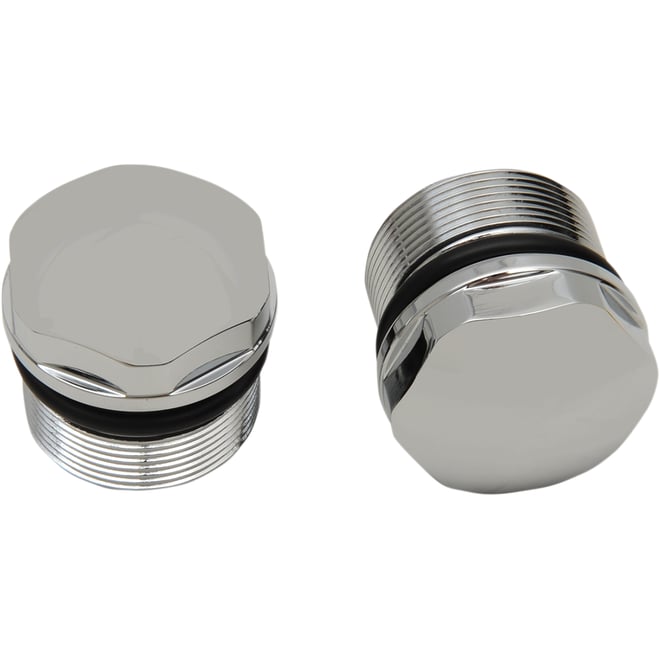 Drag specialties Fork Tube Cap - Chrome - 39 mm