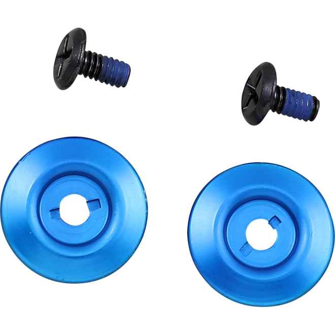 Biltwell Gen 2 Hardware Kit - Black Screw - Blue Baseplate