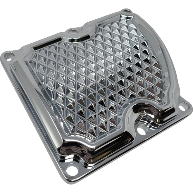 Covingtons Transmission Top Cover - Diamondback - Chrome - M8