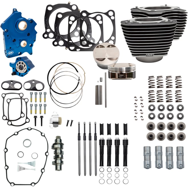 S&s cycle 124" Power Package Engine Performance Kit - Chain Drive