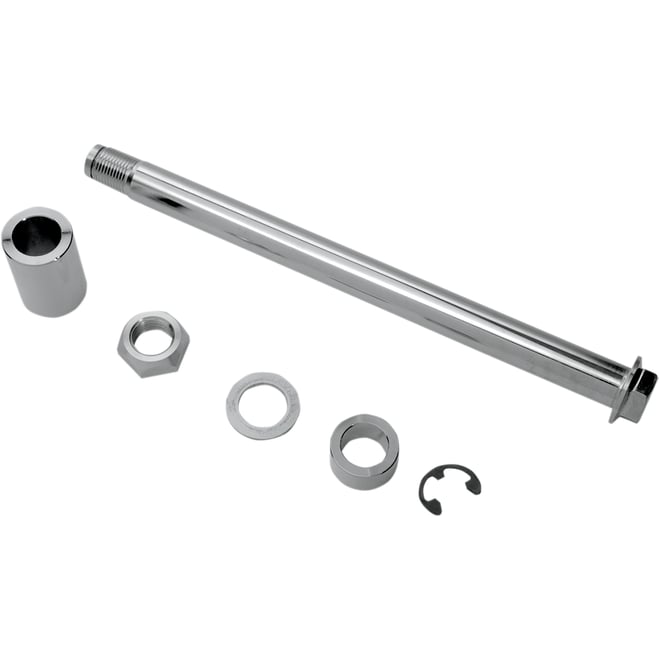 Drag specialties Axle Kit - Rear - Chrome Drag specialties Axle Kit - Rear - Chrome