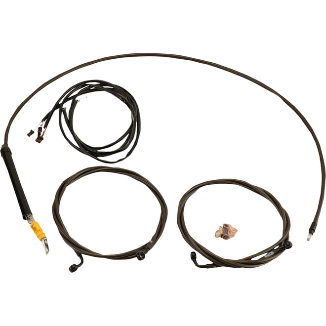 La choppers Cable Kit - 15" - 17" Handlebars - Midnight La choppers Cable Kit - 15" - 17" Handlebars - Midnight