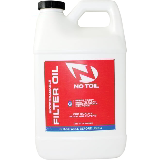 No toil Air Filter Oil - 64 U.S. fl oz. No toil Air Filter Oil - 64 U.S. fl oz.