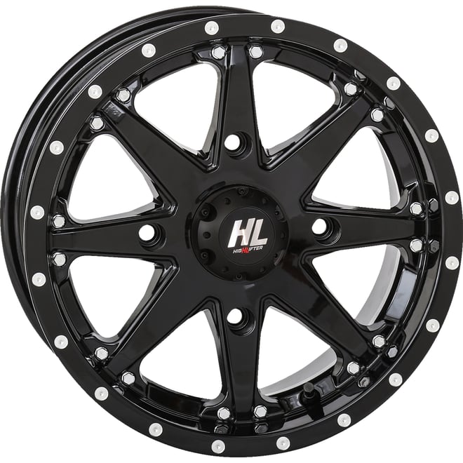 High lifter Wheel - HL10 - Front/Rear - Gloss Black - 14x7 - 4/110 - 5+2 (+30 mm)