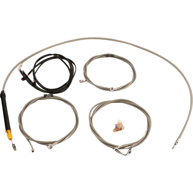 La choppers Cable Kit - Stock Handlebars - Stainless La choppers Cable Kit - Stock Handlebars - Stainless