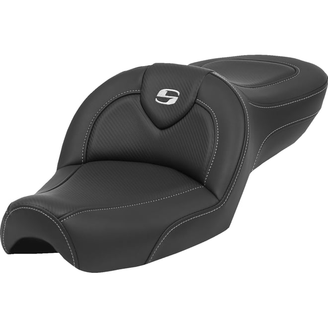 Saddlemen Roadsofa™ Seat - without Backrest - Carbon Fiber - XL '79-'03 Saddlemen Roadsofa™ Seat - without Backrest - Carbon Fiber - XL '79-'03