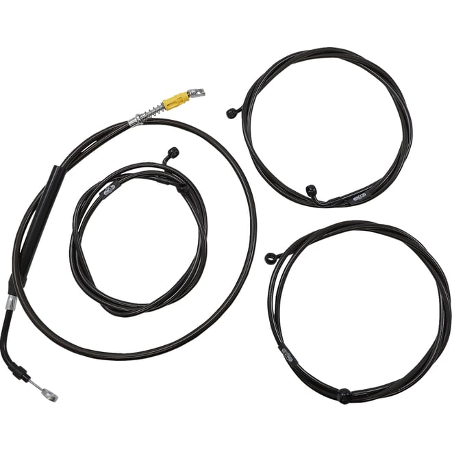 La choppers Cable Kit - 18" - 20" Handlebars - ABS - Midnight La choppers Cable Kit - 18" - 20" Handlebars - ABS - Midnight