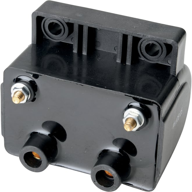 Drag specialties Dual-Fire Ignition Coil - Harley Davidson - Black