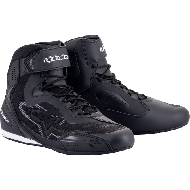 Alpinestars Faster 3 Rideknit® Shoes Black/Gray Alpinestars Faster 3 Rideknit® Shoes Black/Gray