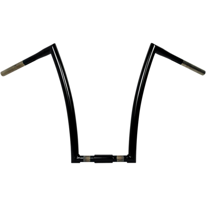 Todd's cycle Handlebar - Strip - Springer - 1-1/4" - 17" Rise - Black