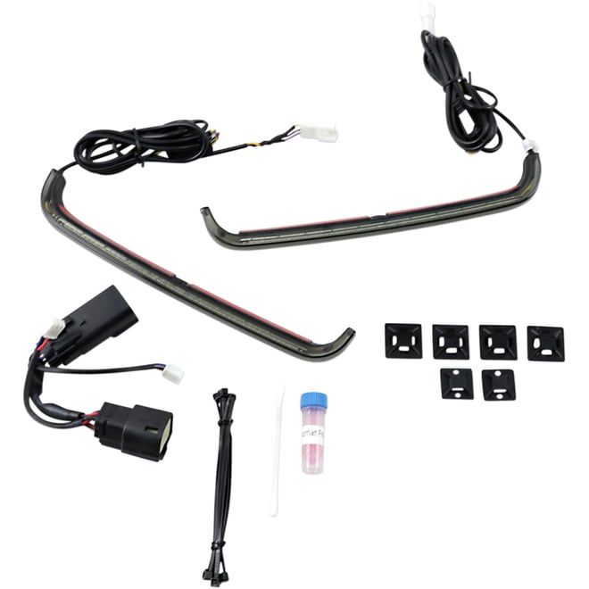 Custom dynamics Saddlebag Lights - '09-'13 Smoked Lens
