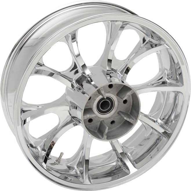 Coastal moto Wheel - Largo 3D - Rear - Single Disc/with ABS - Chrome - 18x5.5