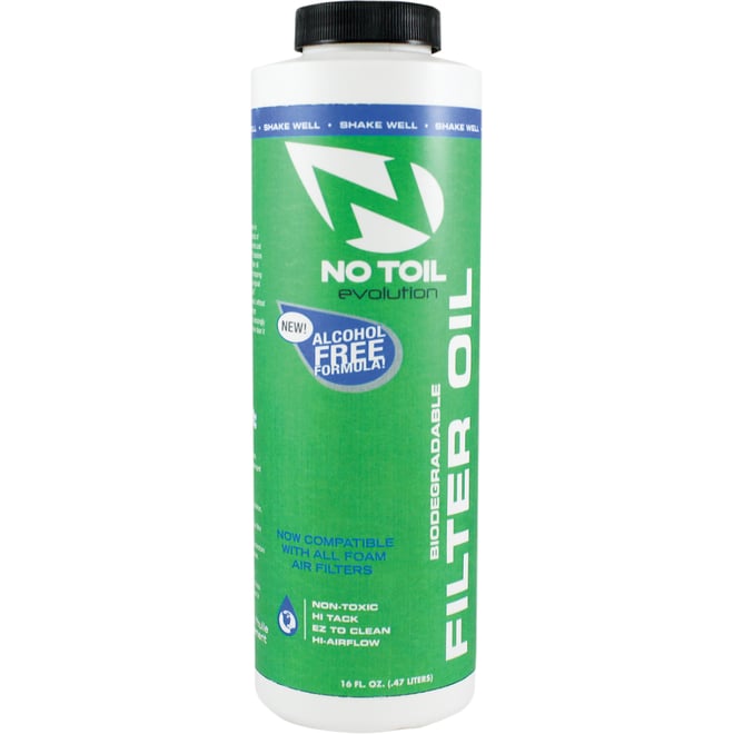 No toil Air Filter Oil - 16 U.S. fl oz. No toil Air Filter Oil - 16 U.S. fl oz.