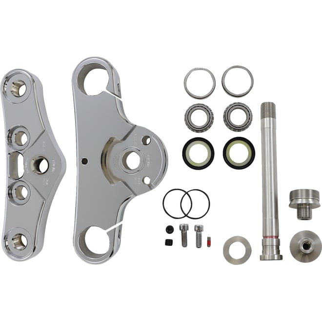 Hawg halters Triple Tree Kit - Chrome - 49 mm