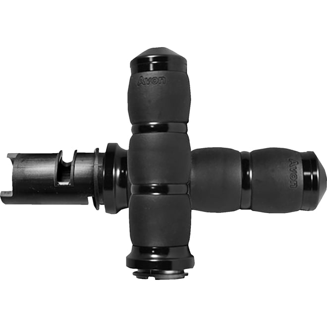 Avon grips 3-Ring Velvet Air Grips - TBW - Black