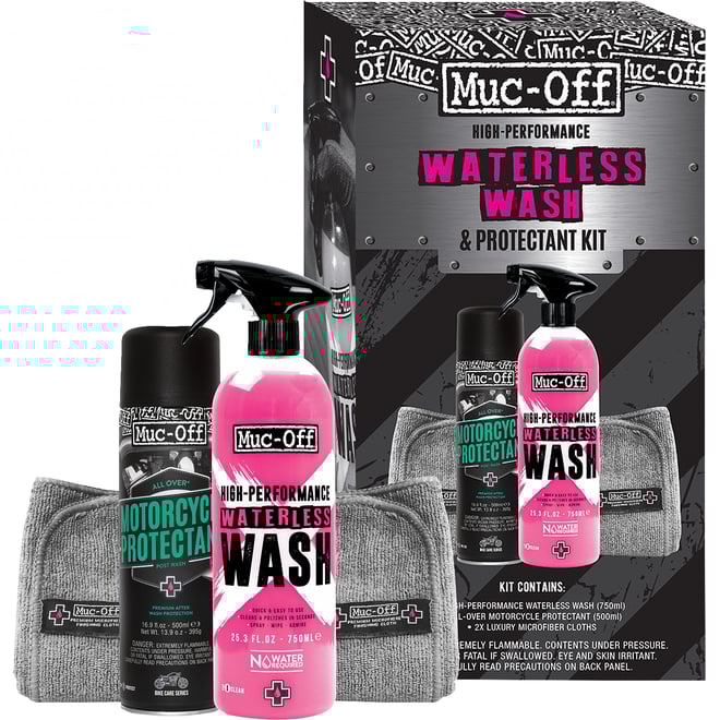 Muc-off usa Motorcycle Waterless Wash & Protectant Kit Muc-off usa Motorcycle Waterless Wash & Protectant Kit