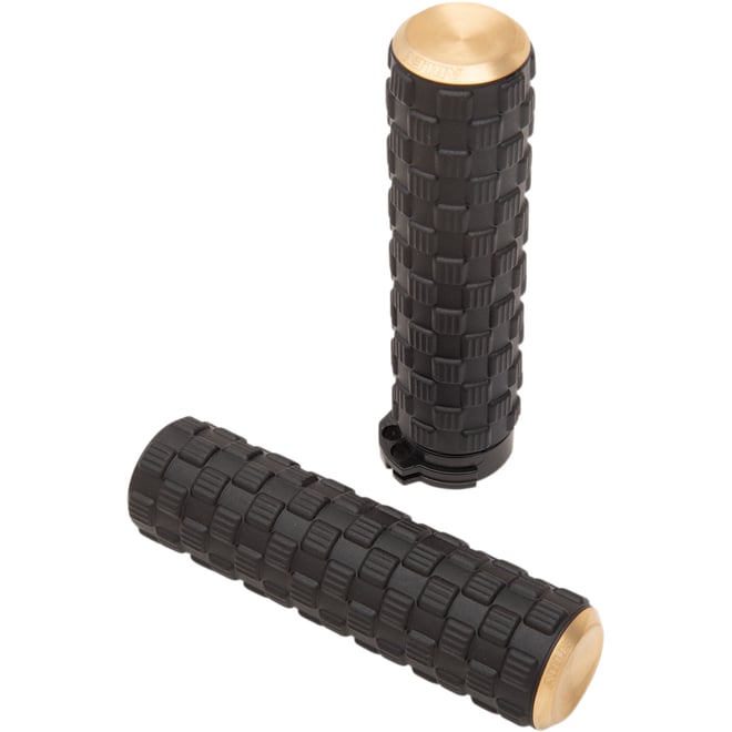 Arlen ness Grips - Air Trax - Cable - Brass