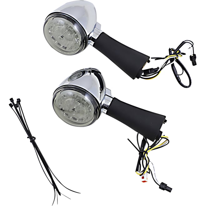 Custom dynamics Rear LED Tun Signal Ringz - Smoke - Scout