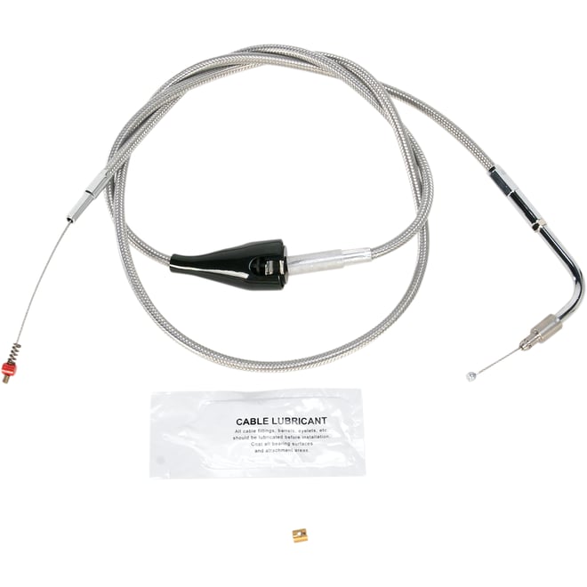 Barnett Idle Cable - Cruise - +8" - Stainless Steel