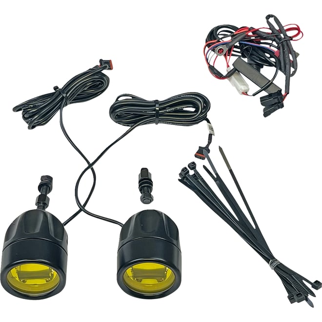 Custom dynamics Fog Light - Black - Yellow Lens - Universal Custom dynamics Fog Light - Black - Yellow Lens - Universal