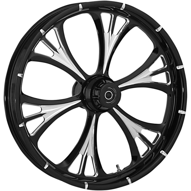 Rc components Wheel - Majestic Eclipse - Front - Dual Disc/with ABS - Black Eclipse - 21x3.5 - '14-'23 FLT
