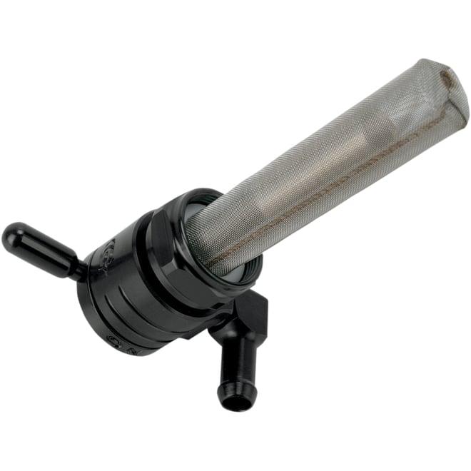 Golan products "Click-Slick" Fuel Petcock - Backward - Black - 22mm