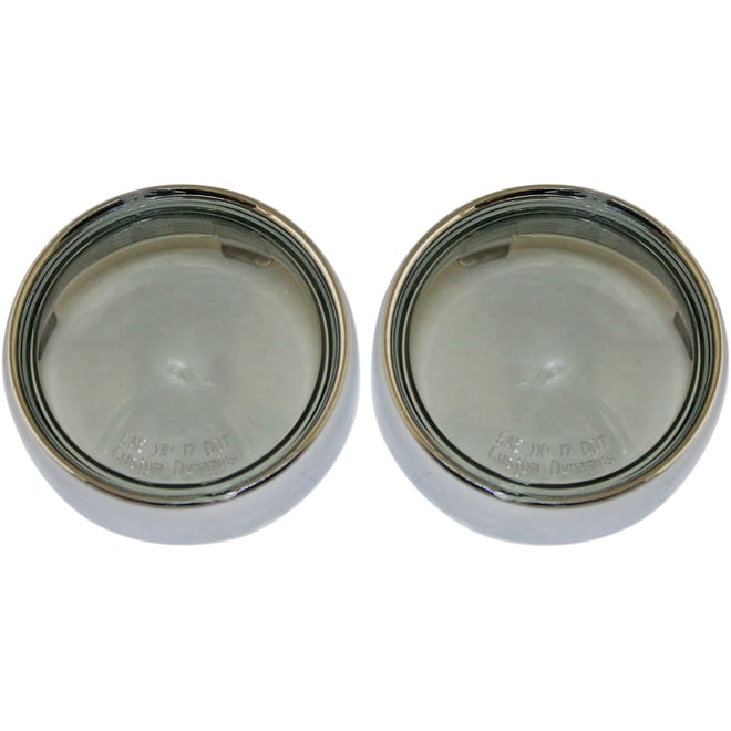 Custom dynamics Bullet Signal Lenses - Chrome/Smoke