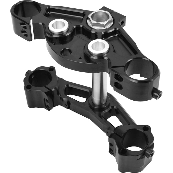 Hawg halters Triple Tree Kit - Stock Replacement - 49 mm - Black