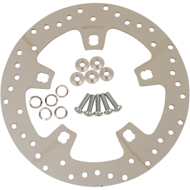 Drag specialties Front Rotor - 11.5" - Polished