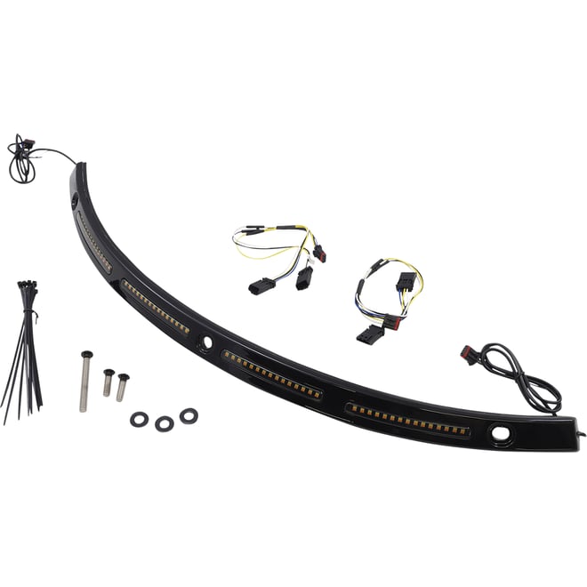 Custom dynamics Windshield Trim - Sequential Turn Signals - Black Custom dynamics Windshield Trim - Sequential Turn Signals - Black