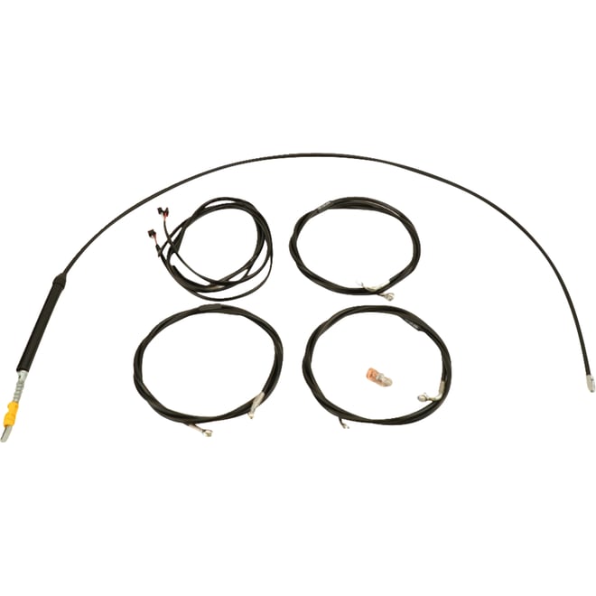 La choppers Cable Kit - Stock Handlebars - Black La choppers Cable Kit - Stock Handlebars - Black