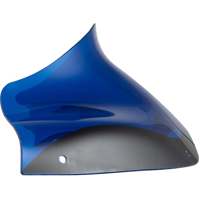 Klock werks Kolor Flare™ Windshield - 8" - Blue - FLTR