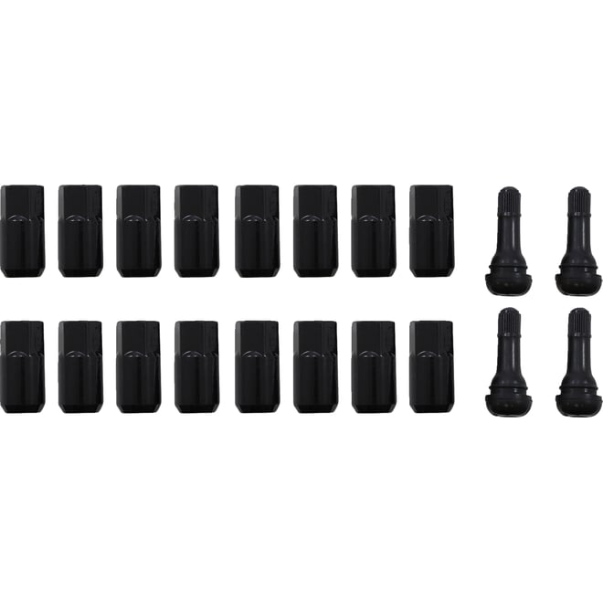 Moose utility Lug Nut - 12 mm x 1.50 - Black - 16 Pack