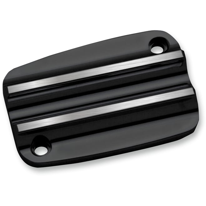 Covingtons Master Cylinder Lid - Brake - Front - Finned - Black