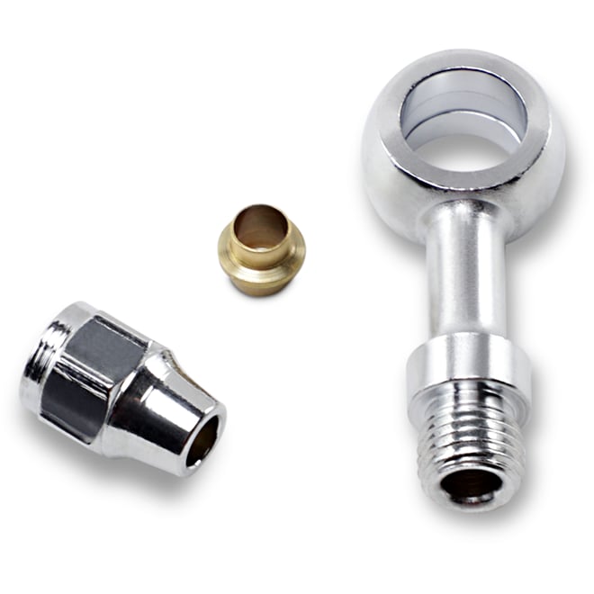 Drag specialties Banjo Fitting - 7/16" - Straight