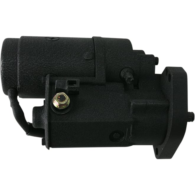 Terry components Starter Motor - Harley Davidson - Black Wrinkle