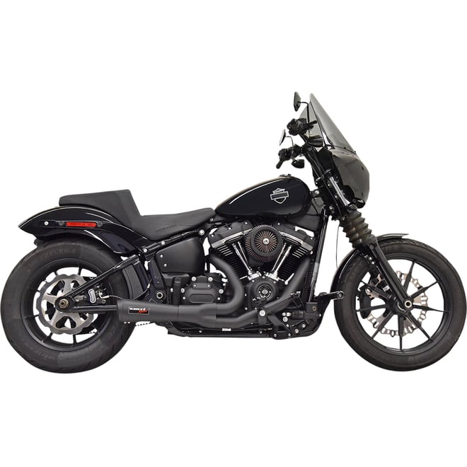 Bassani xhaust 2:1 Short Exhaust - Black