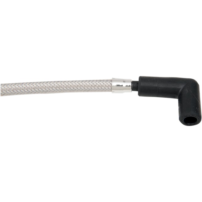 Magnum shielding Spark Plug Wires - Polished Stainless - Softail